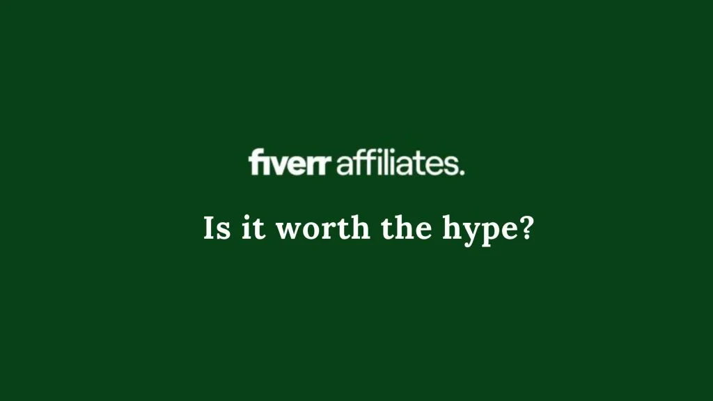Fiverr Affiliate Program review earnings