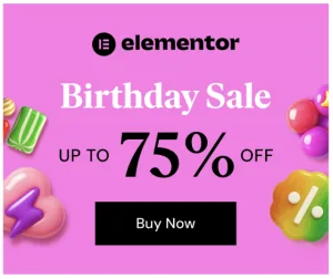 Elementor Birthday Sale 2025